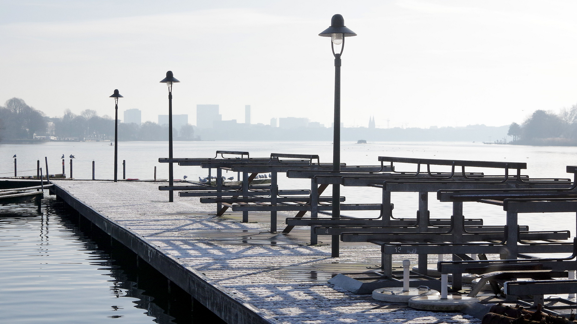 Außenalster im Winter