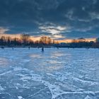 Außenalster in der Abenddämmerung