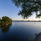 Außenalster zum Sonnenuntergang