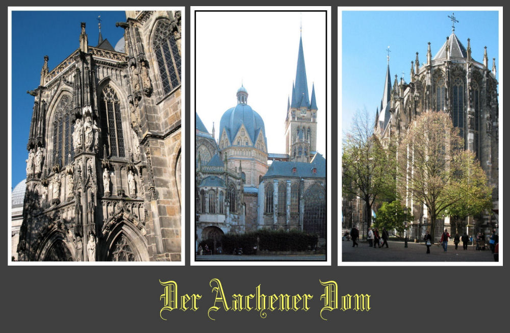 Außenaufnahmen vom Aachener Dom