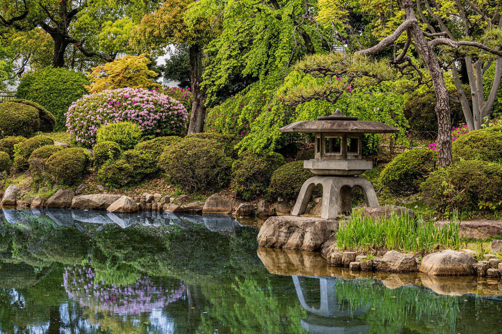 Außengelände von Osaka Castle