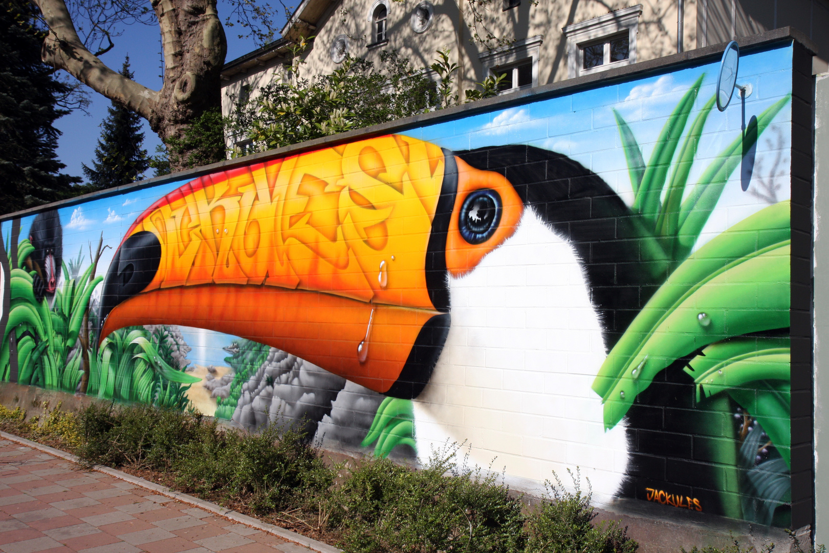 Außenmauer vom Kölner ZOO