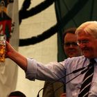 Außenminister Frank-Walter Steinmeier (SPD) besteht die Bierzelt-Probe