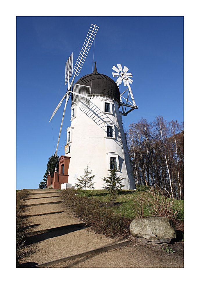 Außerhalb des Mühlenmuseums in Gifhorn