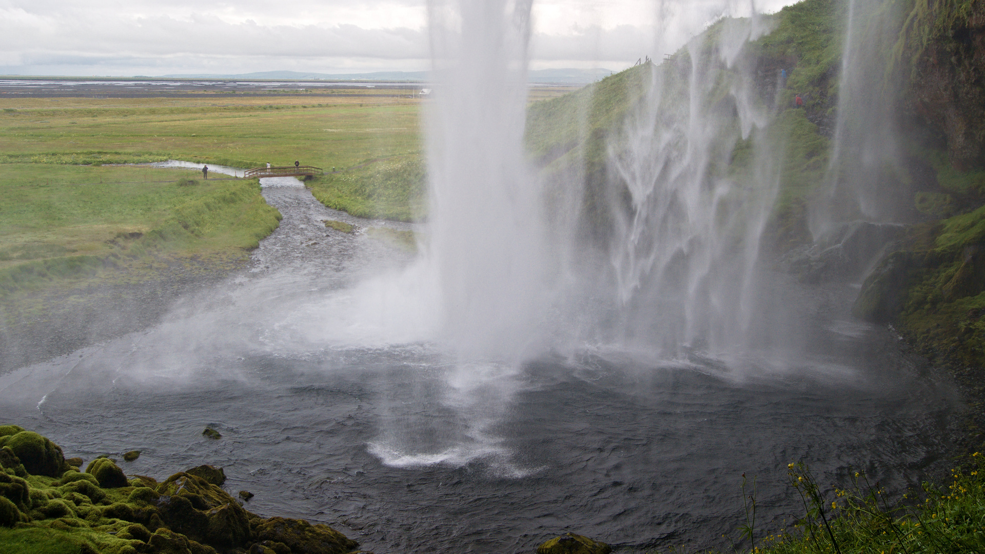 Aussicht am Seljalandsfoss