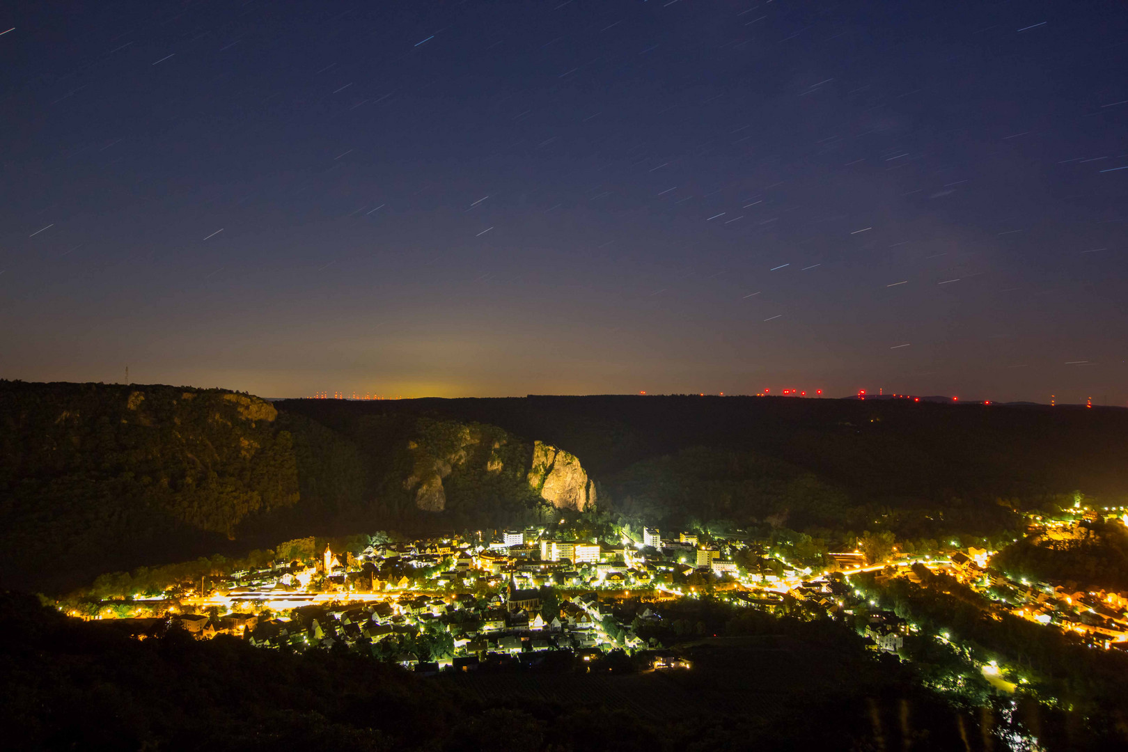 Aussicht auf Bad Münster am Stein-Ebernburg II