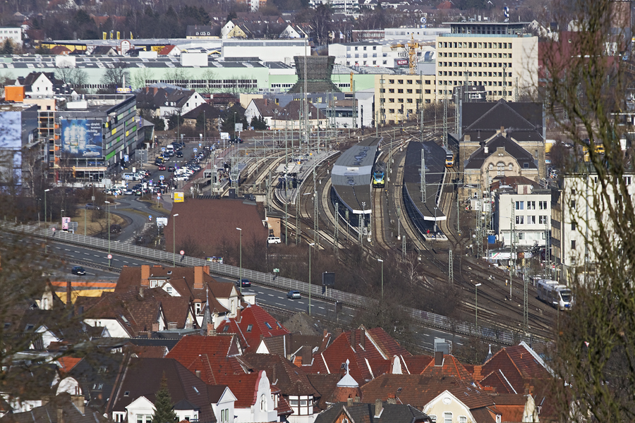 Aussicht auf Bielefeld ...