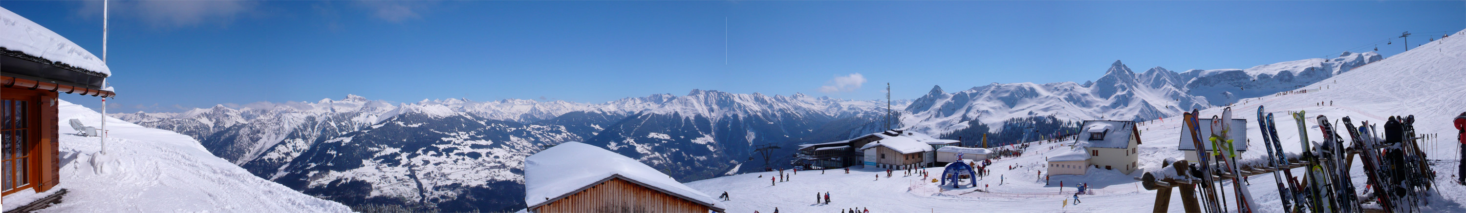 Aussicht auf das Hochjoch (Montafon / Österreich)