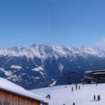 Aussicht auf das Hochjoch (Montafon / Österreich)