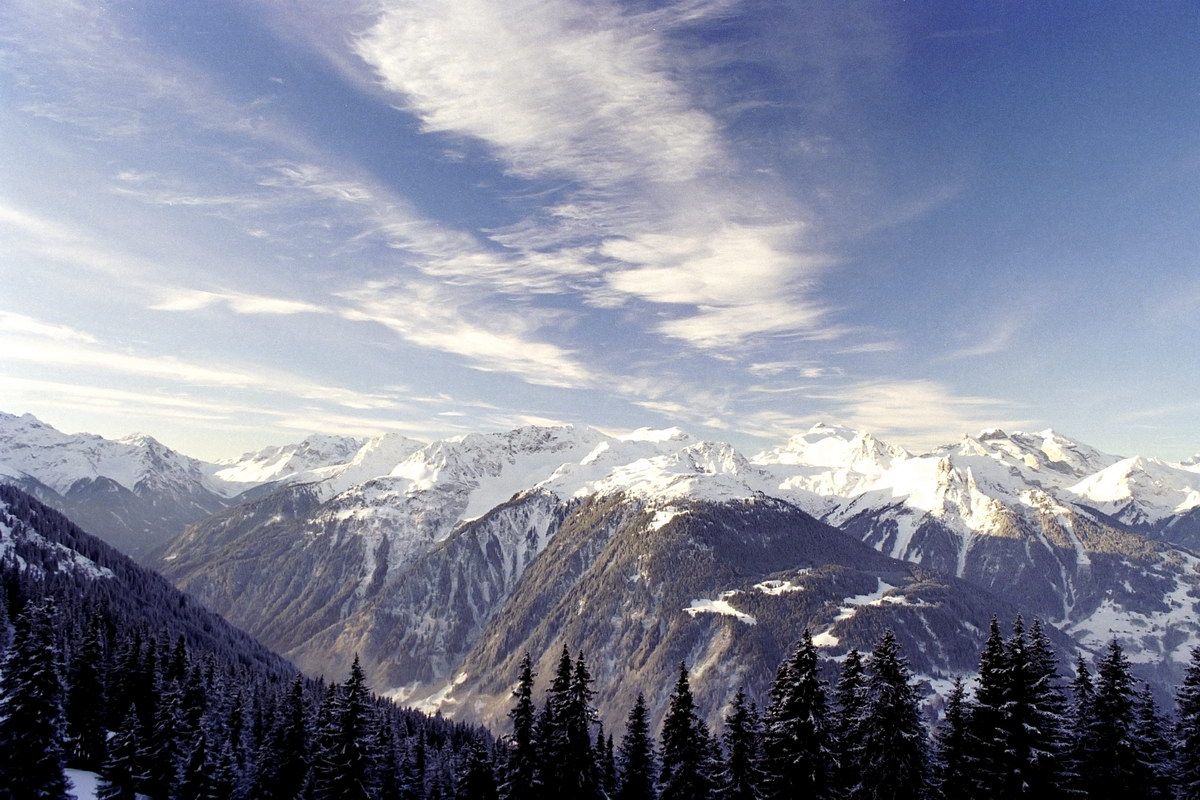 Aussicht auf dem Hochjoch