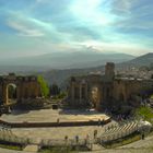 Aussicht auf den Ätna in Taormina