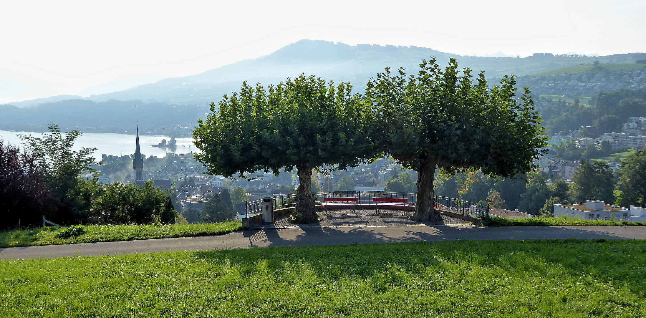 Aussicht auf den Aussichtspunkt