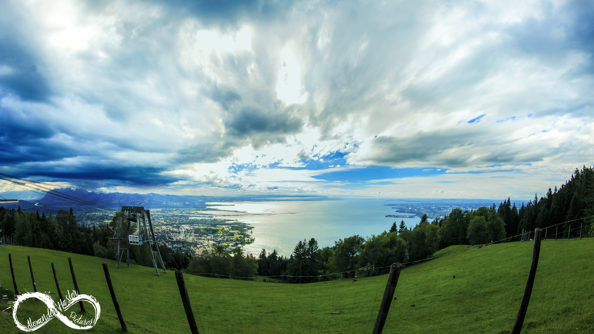 Aussicht auf den Bodensee