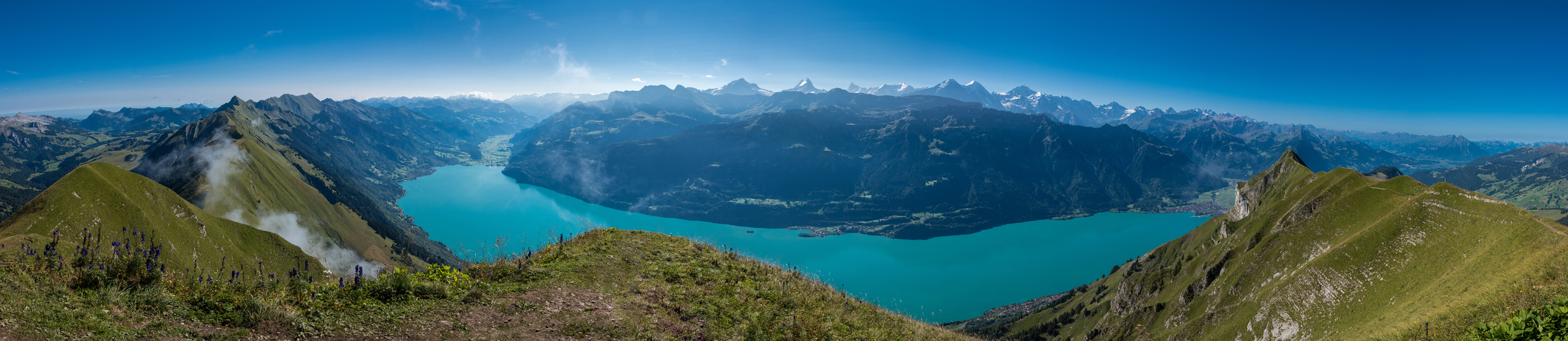 Aussicht auf den Brienzersee vom Augstmatthorn