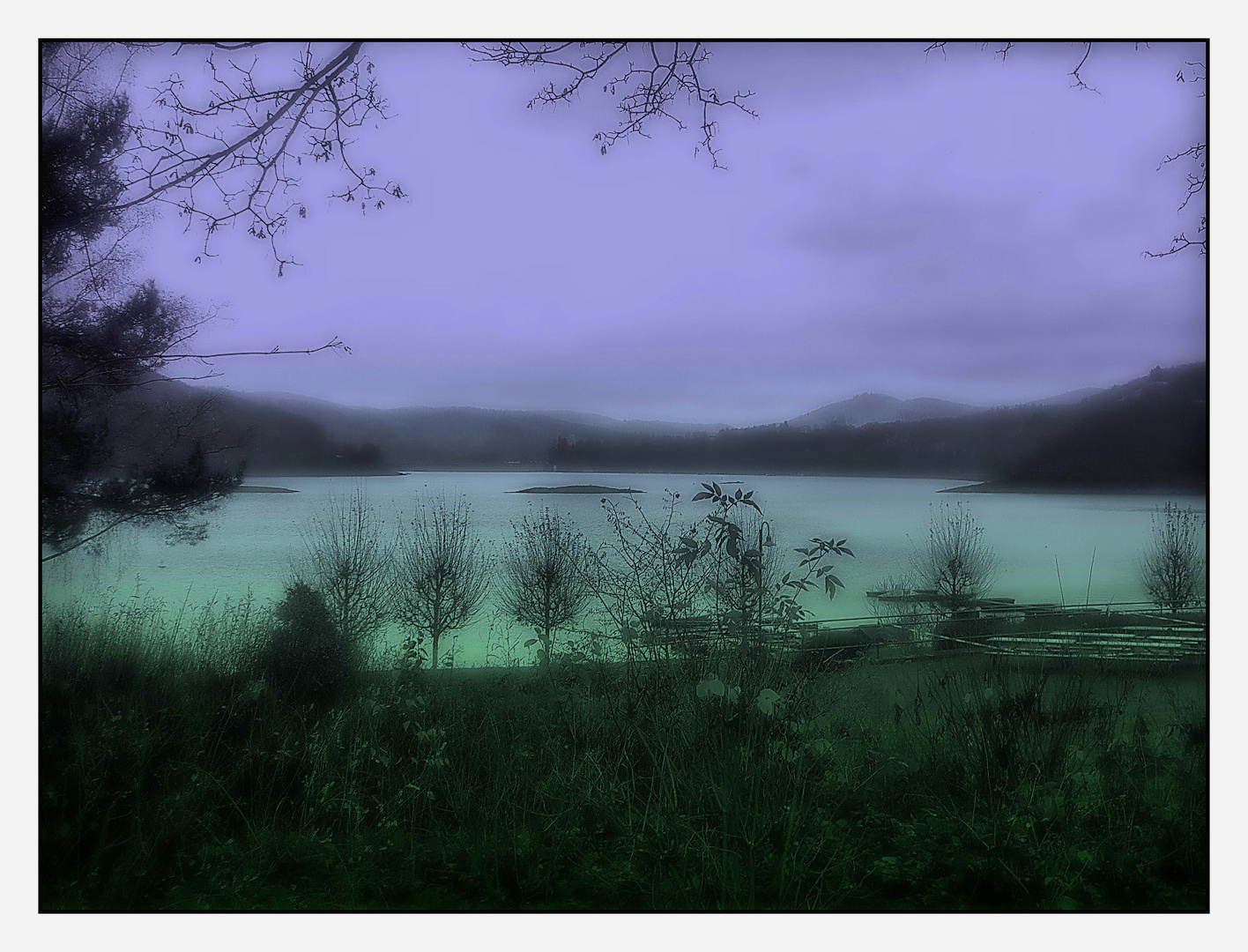 Aussicht auf den Edersee 