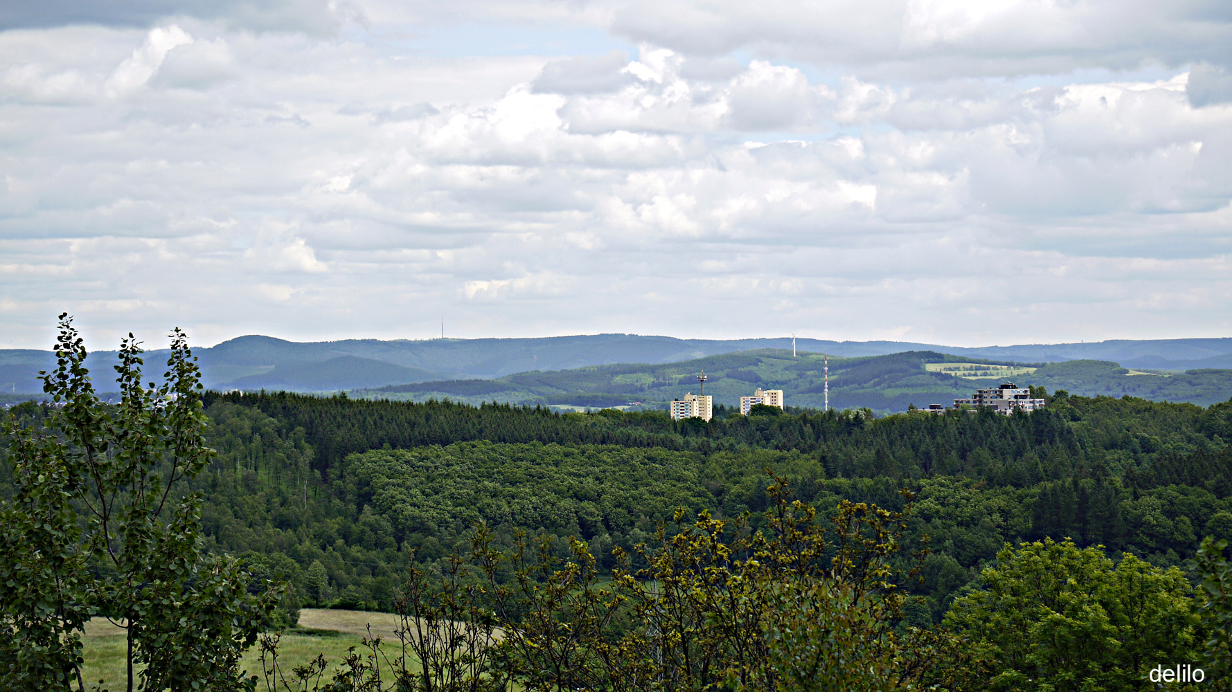 Aussicht auf den Fischbacherberg - Siegen