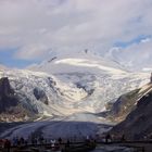 Aussicht auf den Großglockner und Gletscher