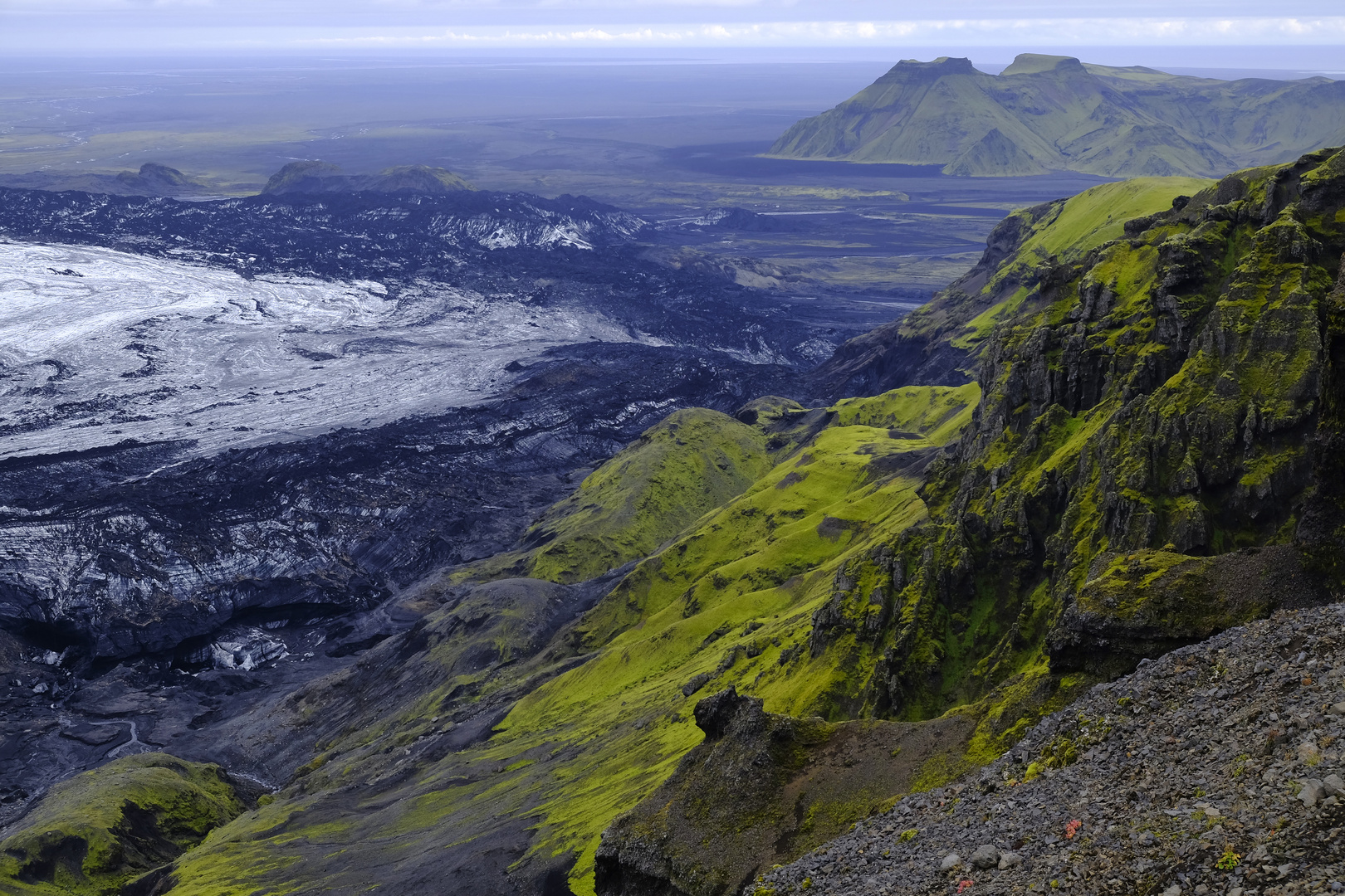 Aussicht auf den Mýrdalsjökull 