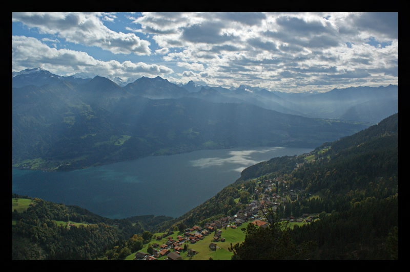 aussicht auf den Thunersee