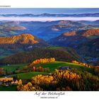 Aussicht auf der Belchenfluh im Herbst