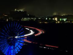 Aussicht auf die A 42 vom Hochofen