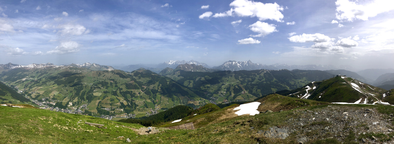 Aussicht auf die Bergwelt