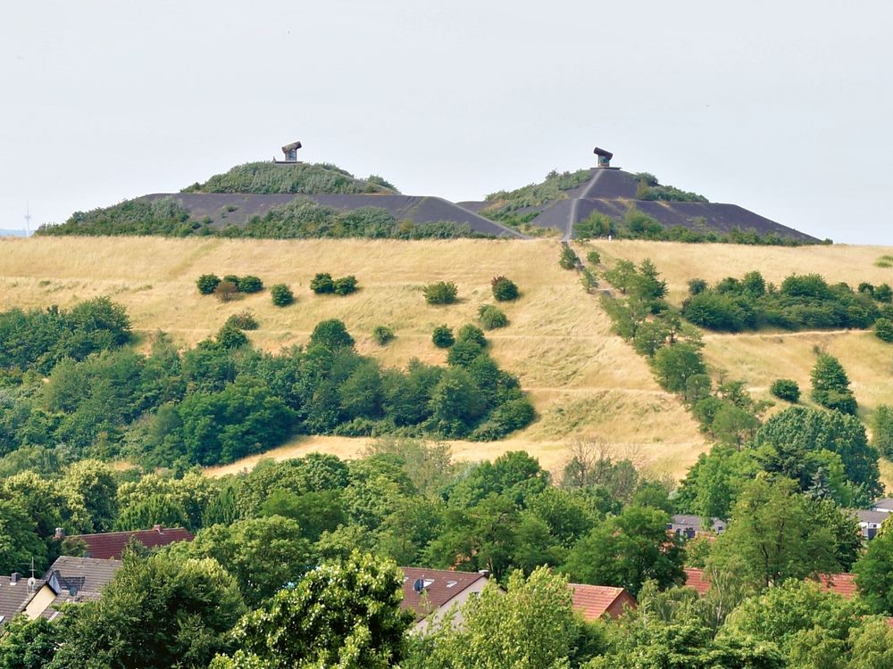 Aussicht auf die Rungenberg Halde vom Kirchturm St. Ludgerus