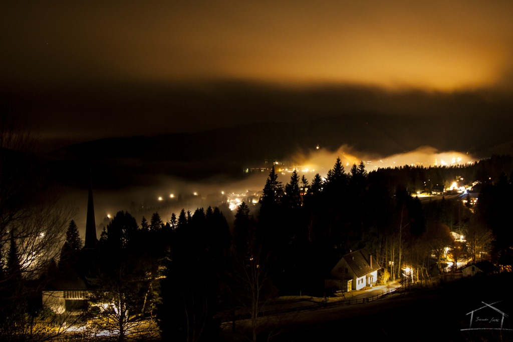 Aussicht auf Falkau im Schwarzwald