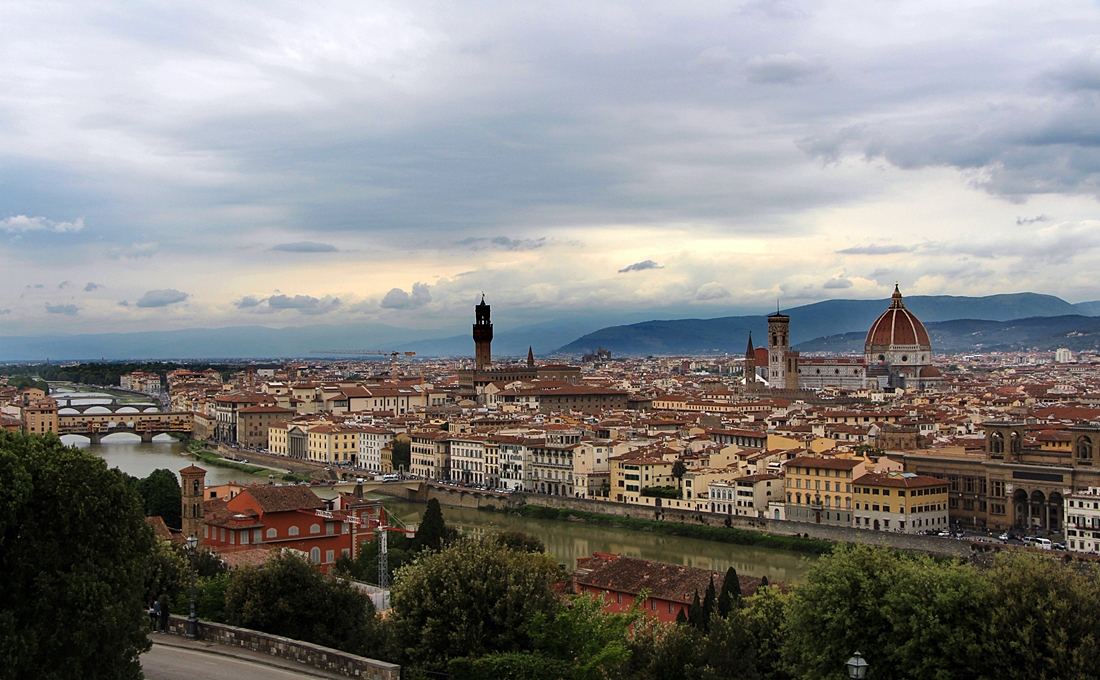 Aussicht auf Florenz