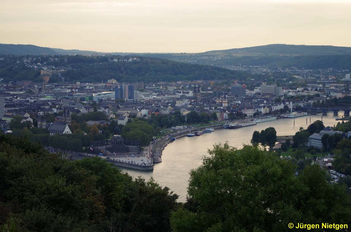 Aussicht auf Koblenz