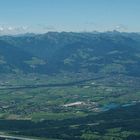 Aussicht auf's Rheintal und Vorarlberg