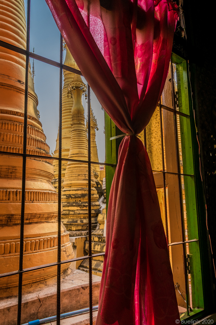 Aussicht aus dem Shwe Inn Thein Tempel (© Buelipix)