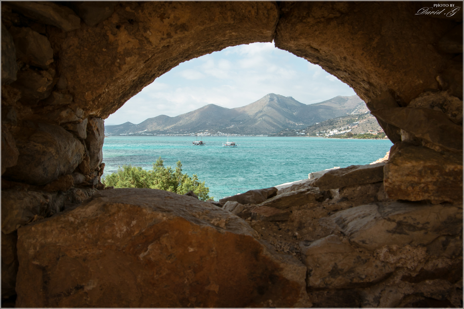 Aussicht aus der Festung von Spinalonga