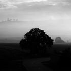 Aussicht aus Kloster am frühen Morgen