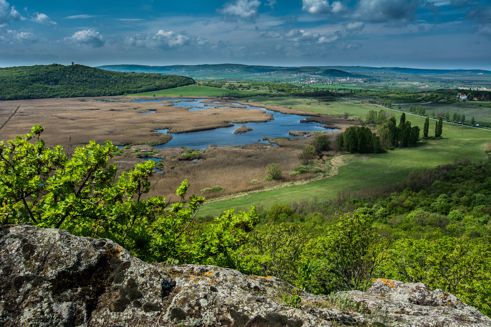 Aussicht aus Tihany (Ungarn)