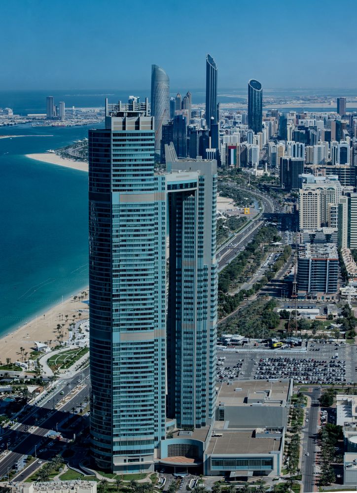 Aussicht Etihad Towers Foto & Bild asia, middle east, united arab