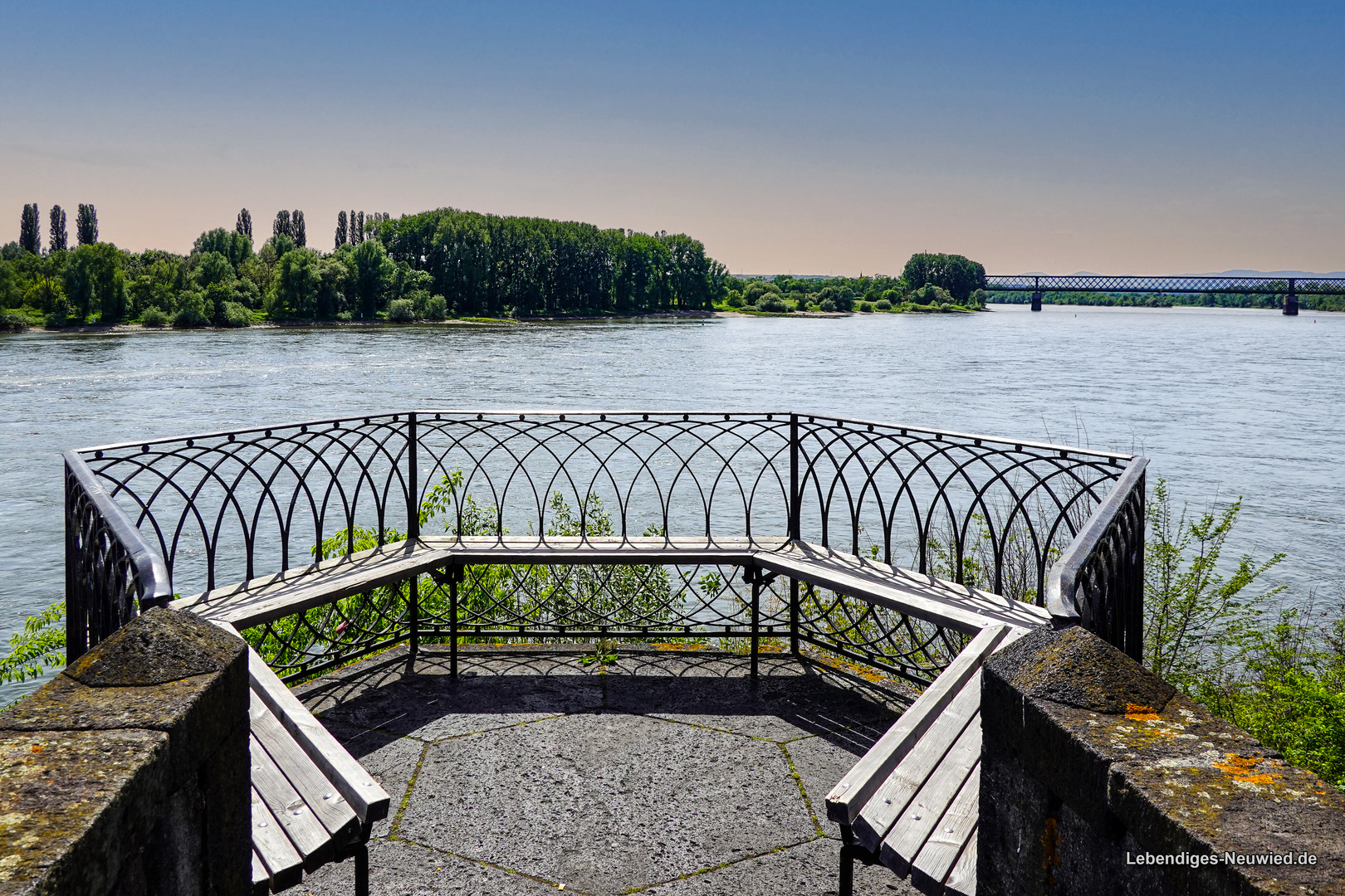 Aussicht Grauer Turm in Neuwied-Engers