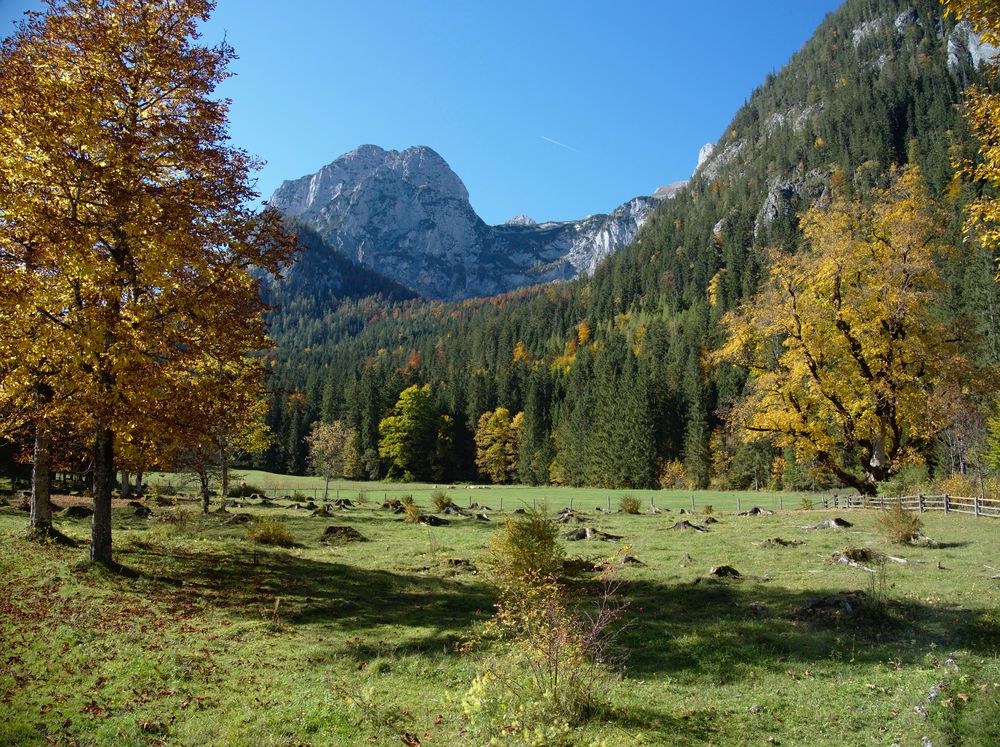 Aussicht im Klausbachtal