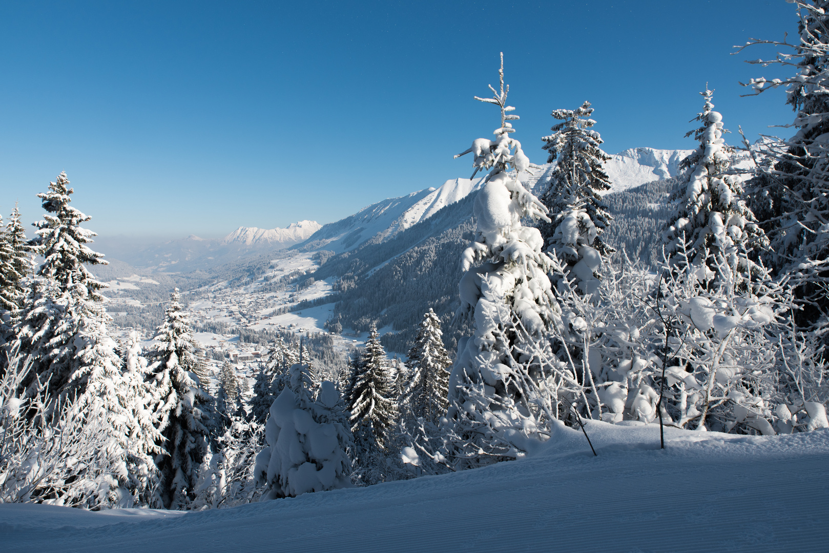 Aussicht im Kleinwalsertal