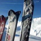 Aussicht im Skilift von der Parsennabfahrt geniessen