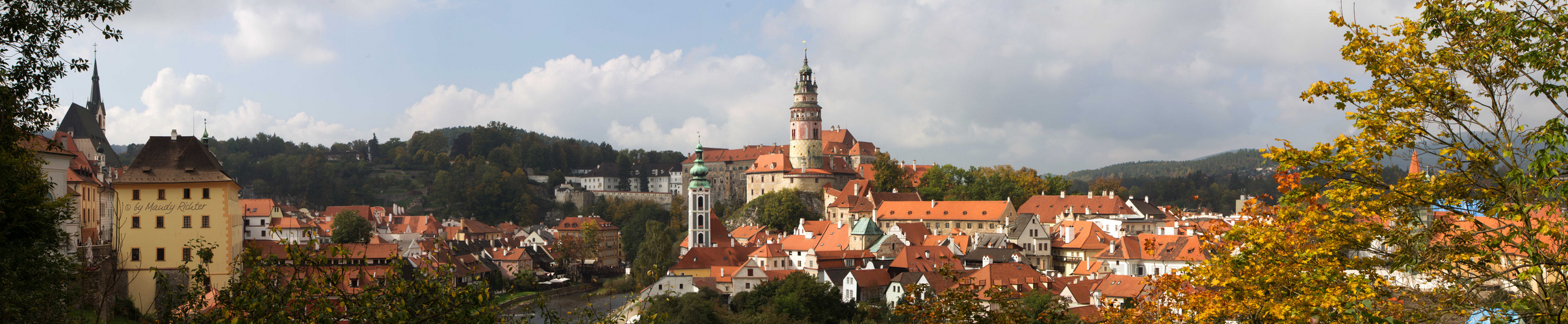 Aussicht in Cesky Krumlov