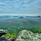 Aussicht in den Kleinen Zschand vom Kleinen Winterberg aus