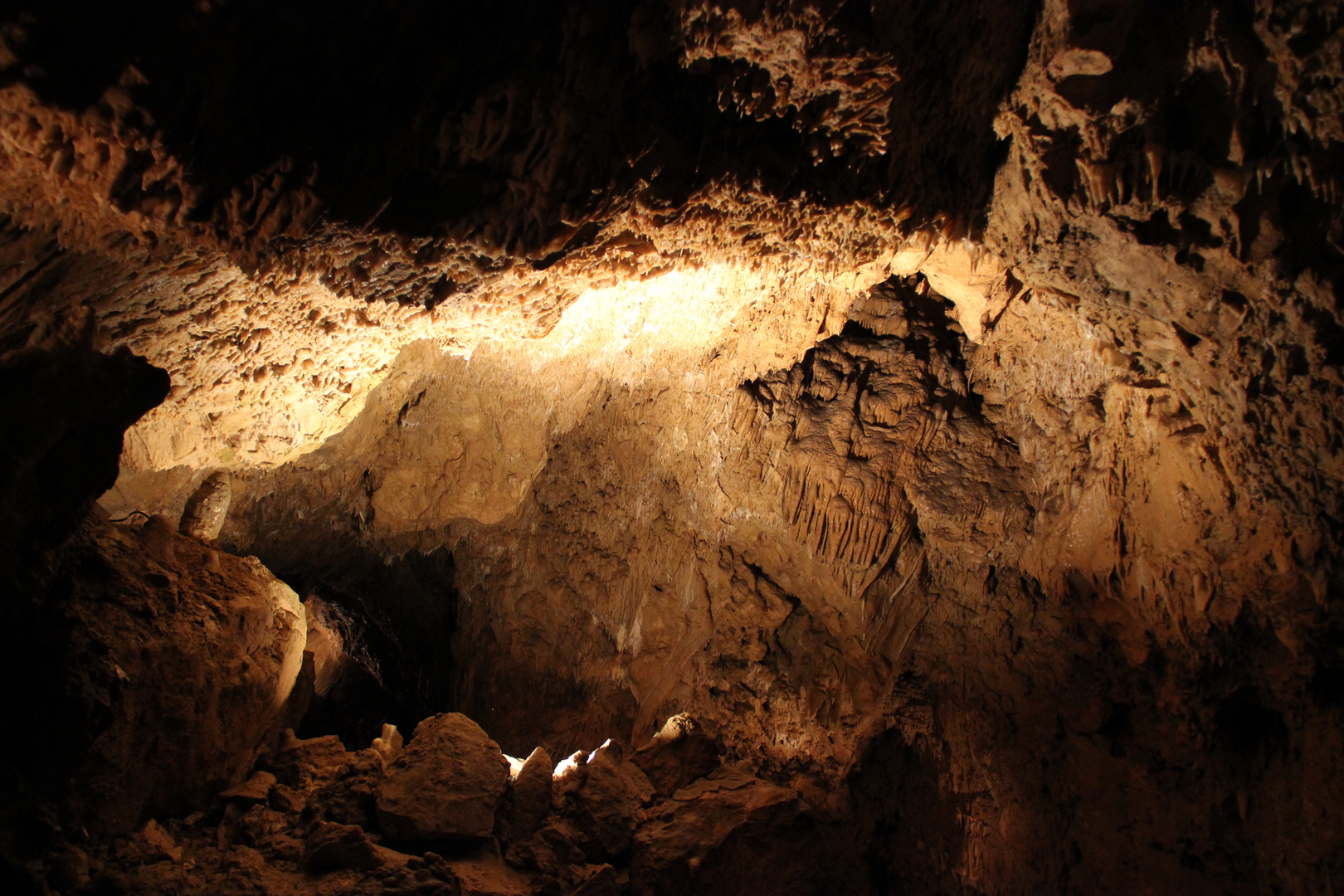 Aussicht in der Charlottenhöhle