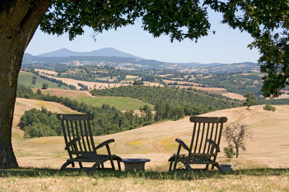 Aussicht in der Toscana