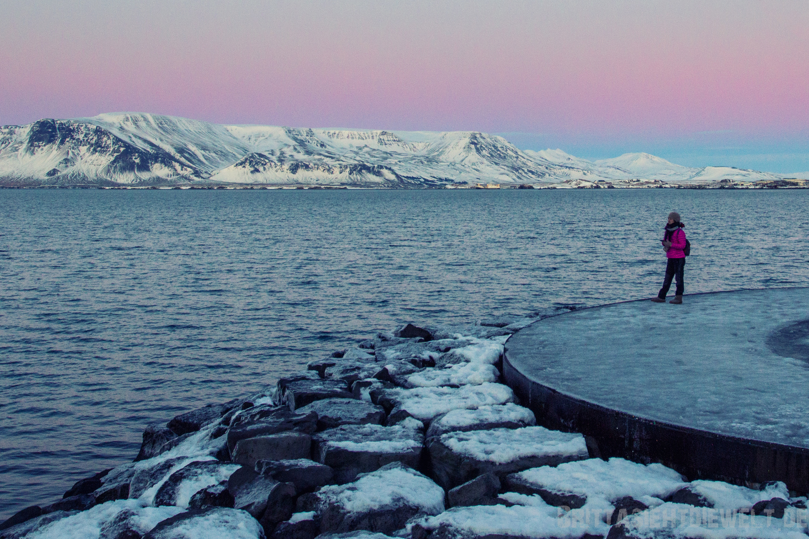 Aussicht in pink