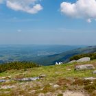 Aussicht in Ruhe geniessen auf der Schneekoppe