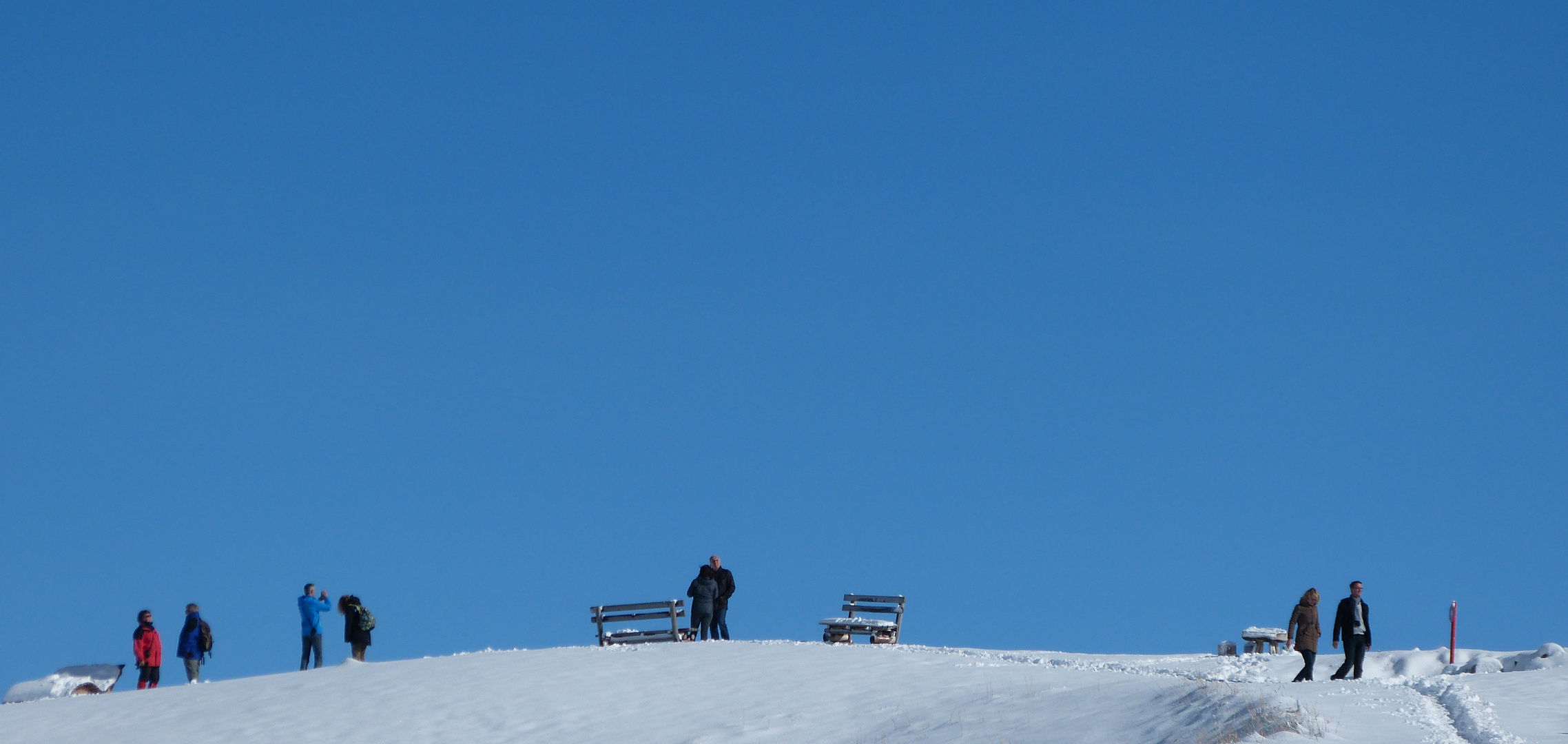 Aussicht ins Blaue