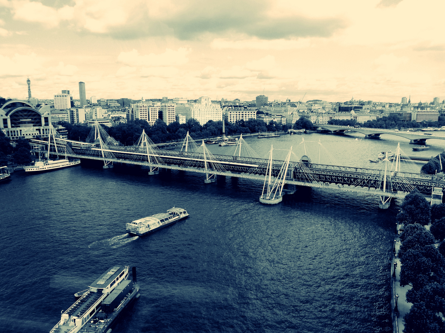 Aussicht London Eye