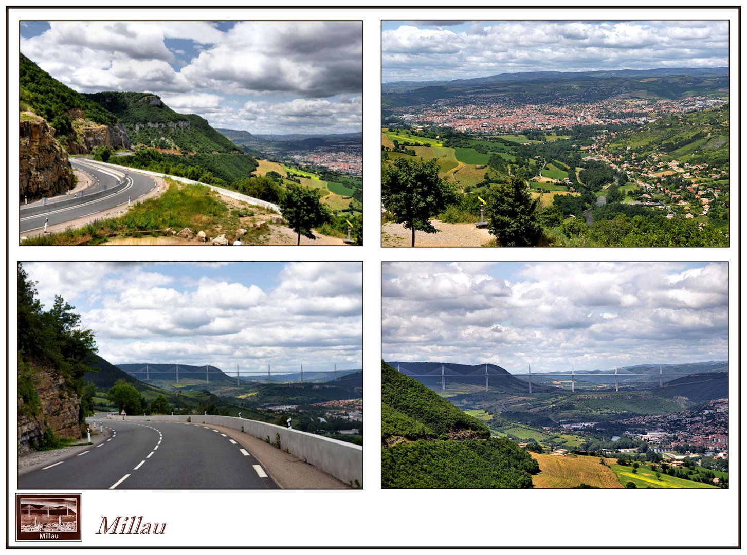 Aussicht  Millau Viaduc