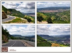 Aussicht  Millau Viaduc